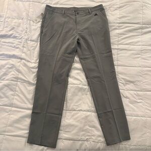 adidas Tapered Golf Pants | Men’s 38 x 32 | Gray | New with Tags